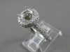 ESTATE 1.20CTW DIAMOND PAVE 14K W GOLD ENGAGEMENT RING SEMI MOUNT SETTING #20096