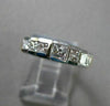 ESTATE 1.04CT DIAMOND 14KT Y&W GOLD PRINCESS CUT PYRAMID ANNIVERSARY RING #1187