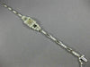 ANTIQUE LONGINES 3.44CT DIAMOND & SAPPHIRE PLATINUM & 14K WHITE GOLD WATCH 25285