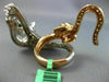 EXTRA LARGE 2.65CT DIAMOND 18KT WHITE & ROSE GOLD ETOILE TIGER THREE FINGER RING