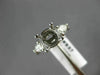 ESTATE .40CT DIAMOND 14KT WHITE GOLD 3D FILIGREE SEMI MOUNT ENGAGEMENT RING #937