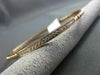 ESTATE .38CT ROUND DIAMOND 14KT ROSE GOLD 3D CLASSIC 3.5mm BANGLE BRACELET