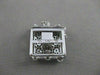 ESTATE .26CTW DIAMOND 16MM 3 ROW SQUARE FILIGREE PEARL LOCK F/G VS #21505