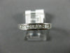 ESTATE .25CT DIAMOND 14KT WHITE GOLD CLASSIC PRINCESS CHANNEL ANNIVERSARY RING