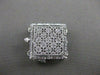 ESTATE .26CTW DIAMOND 16MM 3 ROW SQUARE FILIGREE PEARL LOCK F/G VS #21505
