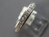 1.15CT DIAMOND 14KT WHITE GOLD 3D CHANNEL ETERNITY 3mm WEDDING ANNIVERSARY RING