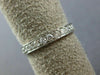ESTATE .60CT DIAMOND CLASSIC PLATINUM ETERNITY ANNIVERSARY RING E/F VVS #22348