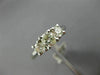 ESTATE 1.12CT DIAMOND 14K WHITE GOLD 3 STONE PAST PRESENT FUTURE ENGAGEMENT RING