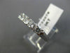 ESTATE WIDE 1.0CT DIAMOND 14K WHITE GOLD CLASSIC WEDDING ANNIVERSARY RING #22079