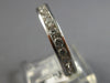 1.24CT DIAMOND 14KT WHITE GOLD 3D CHANNEL 3mm ETERNITY WEDDING ANNIVERSARY RING