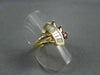 ANTIQUE WIDE 1.45CTW DIAMOND & AAA RUBY 14KT YELLOW COCKTAIL RING AMAZING #22075