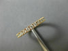 ESTATE .43CT DIAMOND 14KT ROSE GOLD 3D CLASSIC SEMI ETERNITY ANNIVERSARY RING