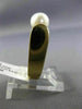 ESTATE .17CT DIAMOND & AAA SOUTH SEA PEARL 14KT YELLOW GOLD 3D ETOILE FUN RING