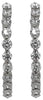 2.07CT DIAMOND 18KT WHITE GOLD 3D ROUND SHARED PRONG INSIDE OUT HANGING EARRINGS