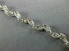 ESTATE 1.65CT ROUND DIAMOND 18K WHITE GOLD CLASSIC FLORAL WREATH NECKLACE #16481