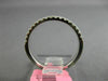 ESTATE .19CT DIAMOND 18KT WHITE GOLD SEMI ETERNITY WEDDING ANNIVERSARY RING BAND