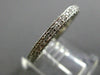 ESTATE 1.20CT DIAMOND 18KT WHITE GOLD MILGRAIN ETERNITY ANNIVERSARY RING #26250