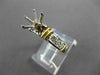 ESTATE .80CT DIAMOND 14KT WHITE & YELLOW GOLD SEMI MOUNT ENGAGEMENT RING #17364