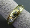 ESTATE .40CT DIAMOND ETOILE ETERNITY FLOATING 14KT YELLOW GOLD RING 6mm  #10804