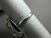 ESTATE LARGE 1.89CT WHITE & BLACK DIAMOND 18KT WHITE GOLD OVAL FILIGREE FUN RING
