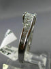ESTATE .80CT PRINCESS DIAMOND PLATINUM 3D PRINCESS LUCIDA ENGAGEMENT RING #19815