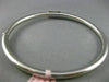 ESTATE .42CT DIAMOND 14K WHITE GOLD 3D SQUARE BOW DESIGN CLASSIC BANGLE BRACELET