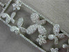 ESTATE MASSIVE 2.67CT DIAMOND 18KT WHITE GOLD FLOWER BUTTERFLY FLOATING PENDANT