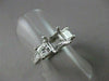 ESTATE 1.08CT DIAMOND 14KT W SEMI MOUNT FILIGTEE 3 STONE ENGAGEMENT RING #1399