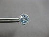 2.25CT DIAMOND & AAA BLUE TOPAZ 14KT WHITE GOLD ROUND CLASSIC HALO STUD EARRINGS