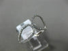 ESTATE WIDE .23CT DIAMOND 18KT WHITE GOLD DOUBLE TEAR DROP CRISS CROSS FUN RING
