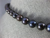 AAA TAHITIAN PEARL 14KT WHITE GOLD 3D CLASSIC 8mm FILIGREE LOCK NECKLACE #22240
