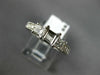 ESTATE .51CT DIAMOND 14KT WHITE GOLD 3D LUCIDA SEMI MOUNT ENGAGEMENT RING #23798