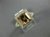 LARGE 1.60CT DIAMOND & AAA MORGANITE 14KT ROSE GOLD CUSHION CUT ENGAGEMENT RING