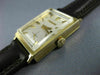 ESTATE LARGE LONGINES 14KT YELLOW GOLD 3D RECTANGULAR SQUARE MENS WATCH #26546