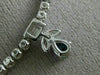 ANTIQUE 8.32CT DIAMOND & AAA SAPPHIRE 18KT WHITE GOLD MULTI DROP NECKLACE #385