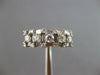 1.20CT DIAMOND 14K WHITE GOLD ROUND PRINCESS & BAGUETTE CLASSIC ANNIVERSARY RING