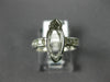 LARGE .24CT DIAMOND 14KT WHITE GOLD 3D MARQUISE SEMI MOUNT ENGAGEMENT RING #4908