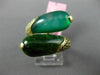 LARGE .60CT WHITE & CHOCOLATE FANCY DIAMOND & CHALCEDONY 14K YELLOW GOLD 3D RING