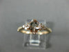 ESTATE .85CT DIAMOND & AAA CUSHION CUT MORGANITE 14K WHITE GOLD 3D FUN LOVE RING