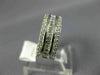 ESTATE WIDE 1.43CT DIAMOND 18KT WHITE GOLD 3D ROUND & BAGUETTE ANNIVERSARY RING