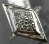 ANTIQUE WIDE .38CT OLD MINE DIAMOND 14K WHITE GOLD 3D MARQUISE SHAPE RING #22328