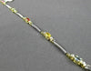 ESTATE 1.67CTW DIAMOND & AAA MULTI SAPPHIRE 14KT TWO TONE GOLD TENNIS BRACELET