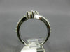 ESTATE WIDE 1.0CT ROUND DIAMOND 14KT WHITE GOLD TWO STONE CRISS CROSS LOVE RING