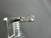 ESTATE .78CT DIAMOND LUCIDA 5 STONE 14KT WHITE GOLD ENGAGEMENT RING STUNNG 16301