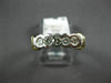 ESTATE .50CT DIAMOND 14KT WHITE & YELLOW GOLD FIVE STONE ANNIVERSARY RING #4297