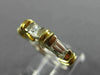 ESTATE .70CT PRINCESS DIAMOND  14K & 18K TWO TONE GOLD 3D WEDDING RING #7064