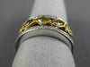 ESTATE 1.25CT MULTI COLOR DIAMOND 14KT WHITE GOLD MILGRAIN MULTI SHAPE FUN RING