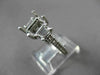ESTATE WIDE .67CT DIAMOND 14K WHITE GOLD SEMI MOUNT LUCIDA ENGAGEMENT RING 16735
