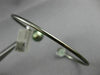 ESTATE .14CT BLACK DIAMOND & AAA TAHITIAN PEARL 18KT BLACK GOLD BANGLE BRACELET