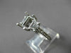 ESTATE WIDE .67CT DIAMOND 14K WHITE GOLD SEMI MOUNT LUCIDA ENGAGEMENT RING 16735